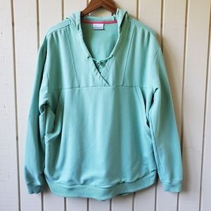 Columbia Light Green Cast ’n Relax Hoodie XL